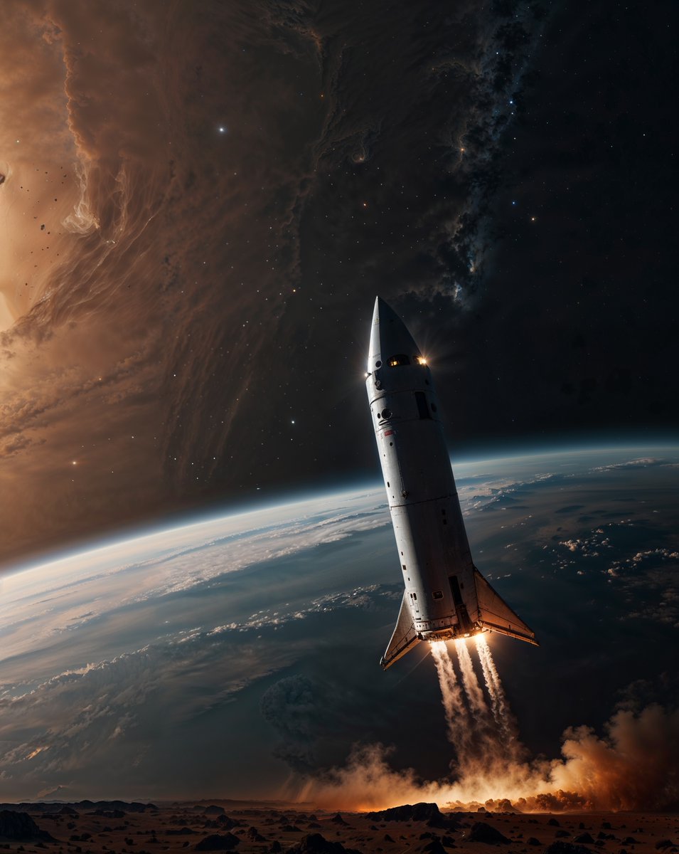 Dremdra's tweet photo. DremdraAI | AI Art | Space | Detailed | Ultra HIRES | https://t.co/dTY7VrmKlk