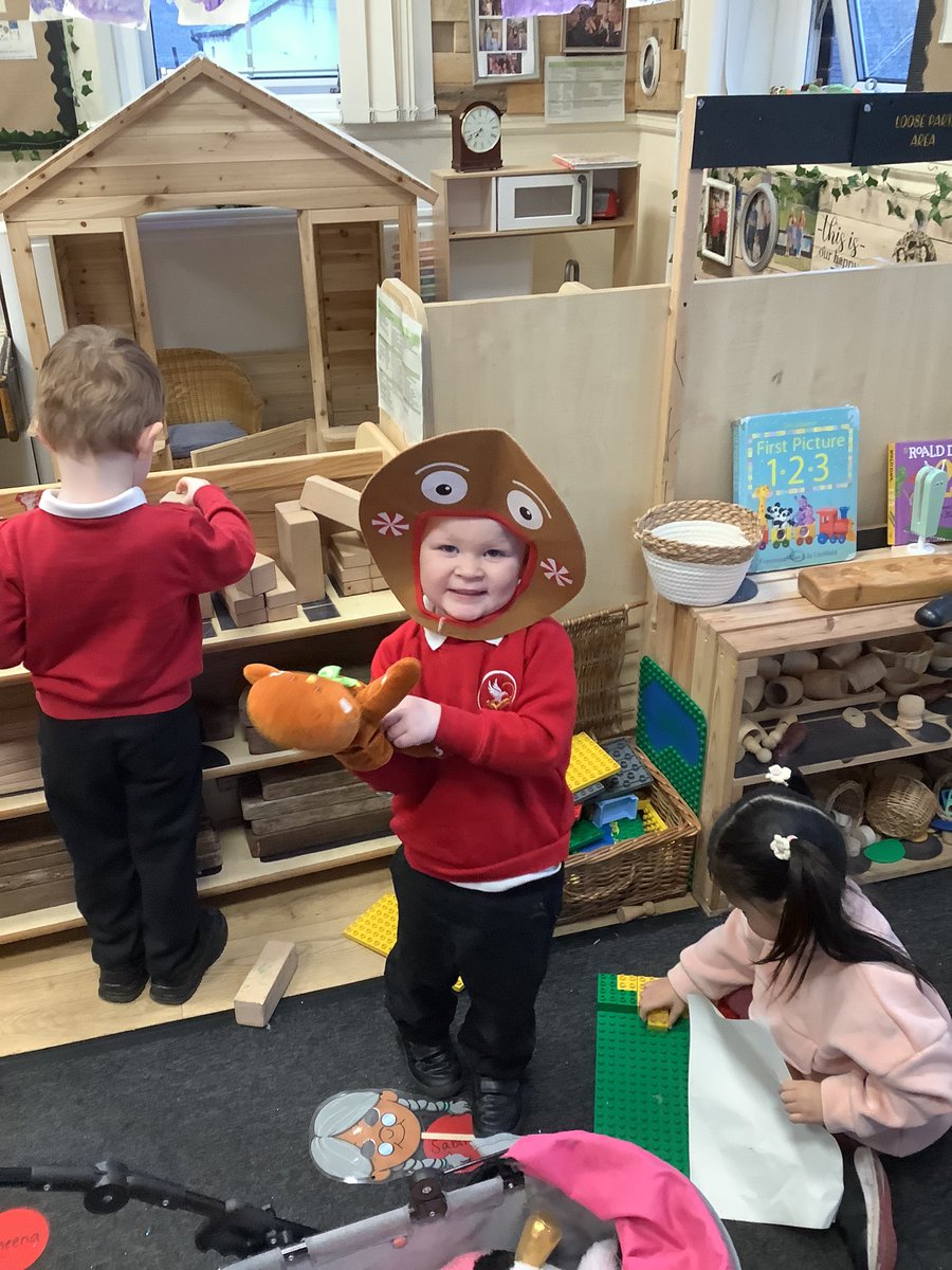 I wonder if you can guess which story the nursery children are reading next 🤔