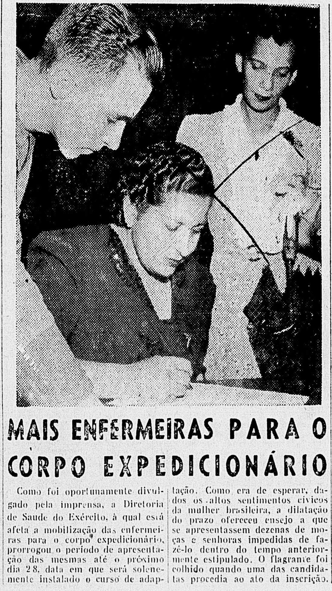 sentandoapua's tweet photo. Notícias da 2ª Guerra: 26JAN1944-Mais enfermeiras para o Corpo Expedicionário https://t.co/IhViux6LfA 

#JAN44 #ANoite #WWII #FEB #Enfermeiras #Expedicionario @exercitooficial @feb_brasil https://t.co/IwB5CpV5X0