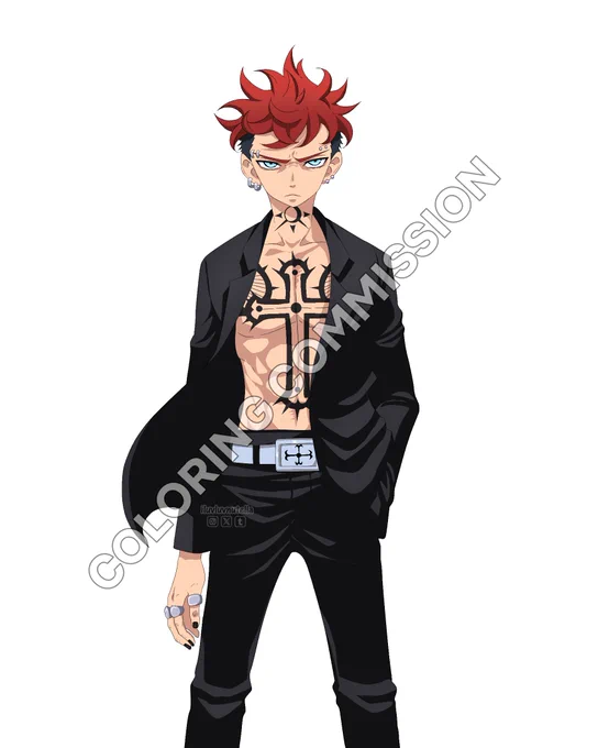 Kiyoshi comm#ultimateexorcistkiyoshi#mycoloring 