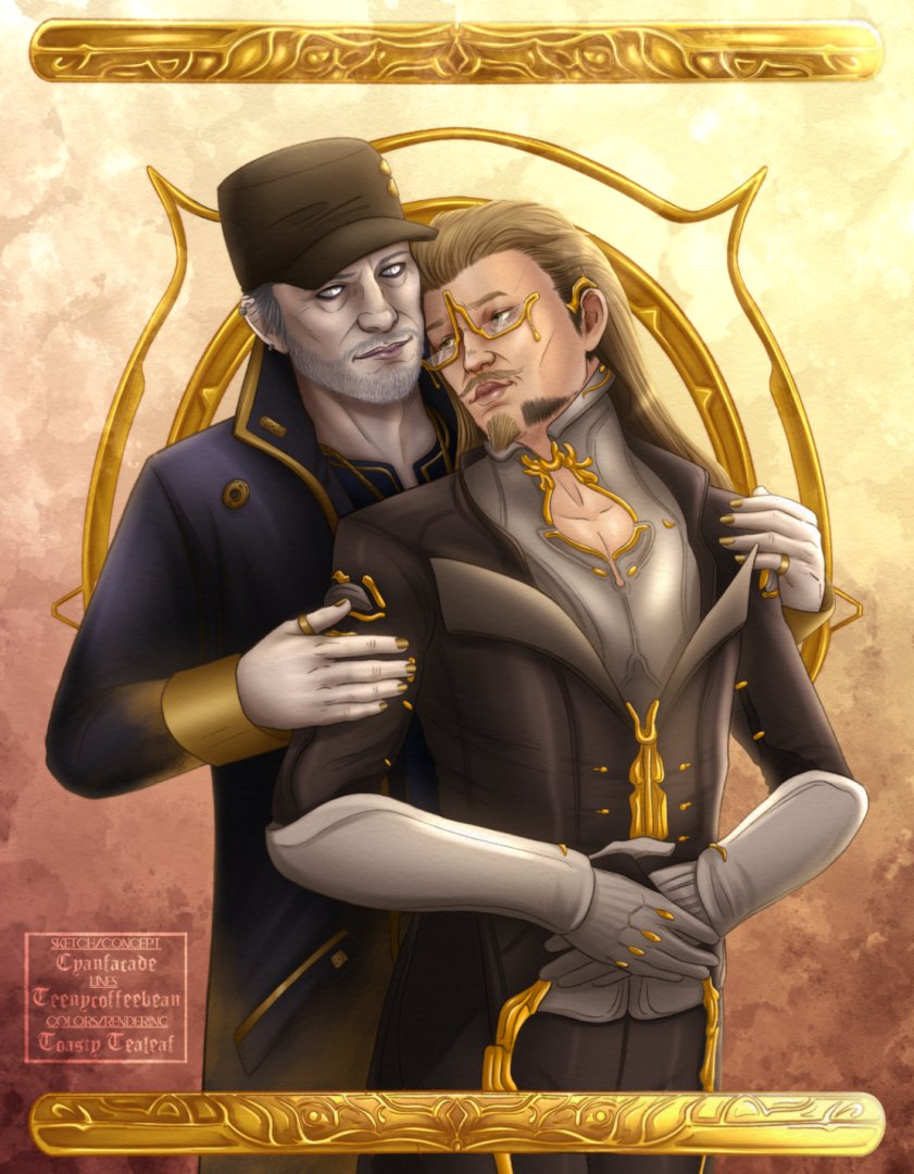 toastytealeaf's tweet photo. So happy to finally share this set of collaborations between myself, @cyanfacade, and @teenycoffeebean. "Past," "Present," and "Future." Night, twilight, and the morning sun. Each piece is signed with credits to who did what. Enjoy<3
#warframe #warframefanart #alloid #tennocreate https://t.co/pMHLiXZsjD