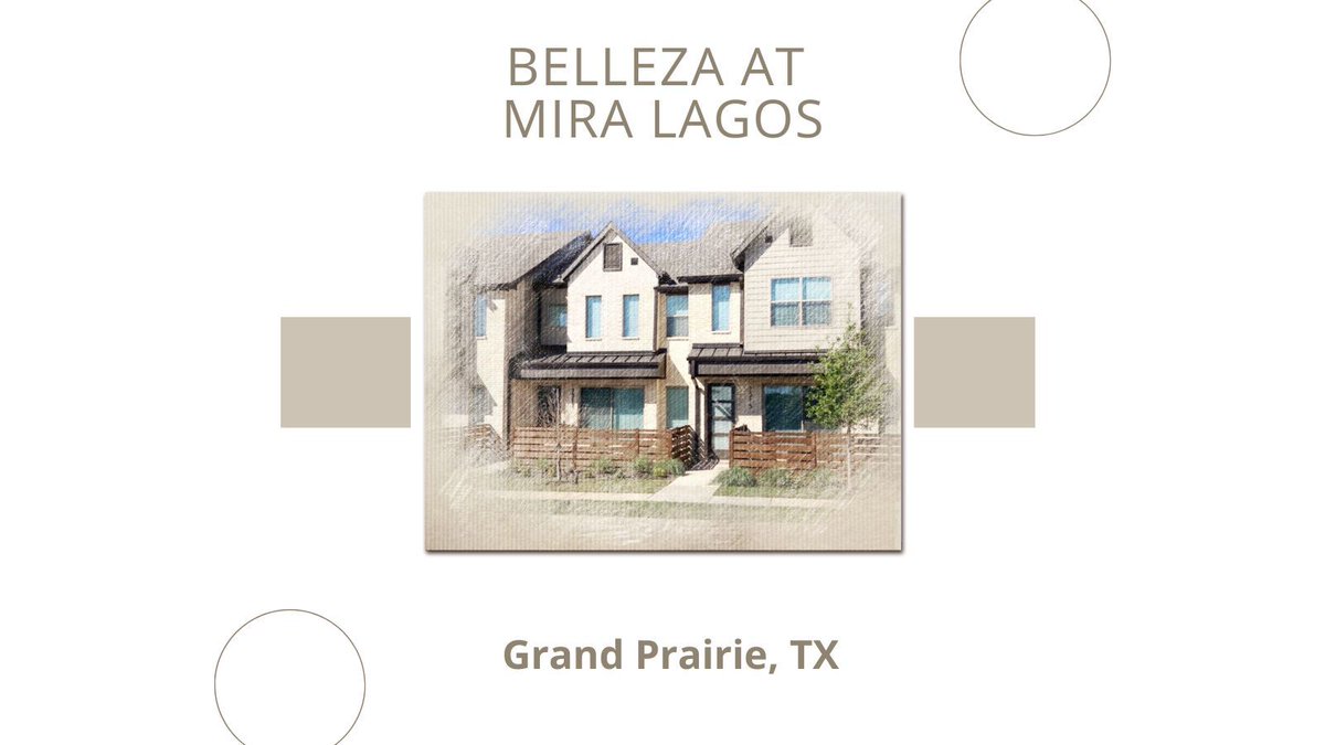 hoodle's tweet photo. Belleza @ Mira Lagos is a master-planned community in Grand Prairie, TX with energy-efficient townhomes and smart sizes! https://t.co/6FborgZeAC   @KMcDonaldGroup https://t.co/Acb0W1AAsd