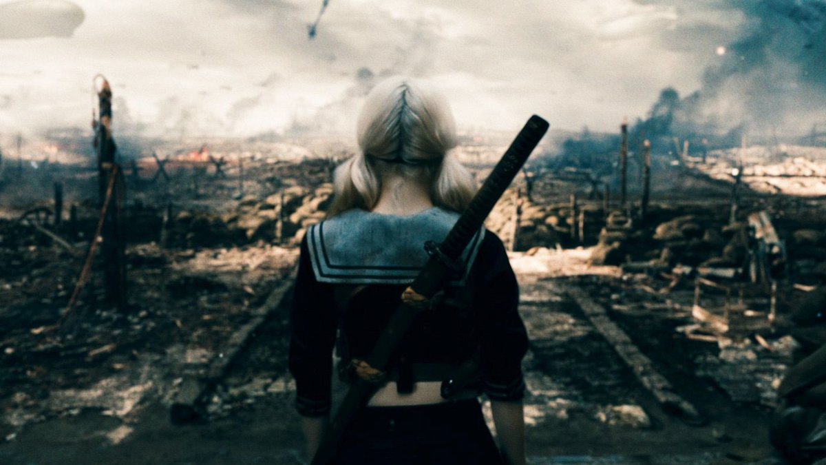 CageValley's tweet image. The aesthetic of Sucker Punch is outrageous. A mix of fantasy, dystopia, and stunning weirdness. Every scene is a showcase of creativity and surrealism. Pure visual delirium!