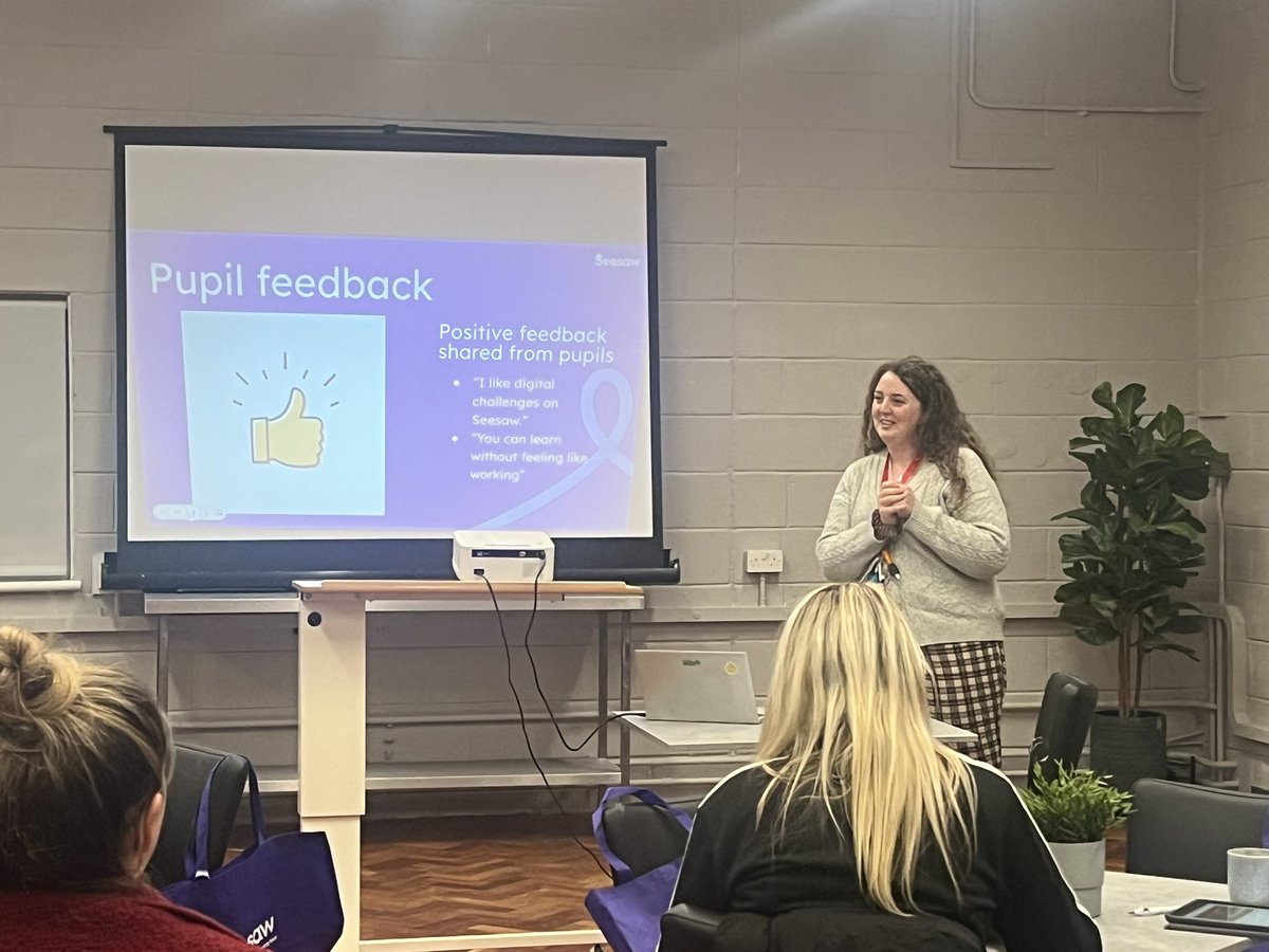 <a href="/Seesaw/">Seesaw</a> #Show&amp;Tell2025 was great tonight! Many thanks to:
- all who came and shared their digital learning/engagement ideas
- <a href="/MrsGadkey/">Angela</a> for sharing some top tips &amp; new features (I’ll be looking into speech tools now)
- <a href="/AshtonSecondary/">AshtonSecondary</a> for hosting the event
#SeesawAmbassador