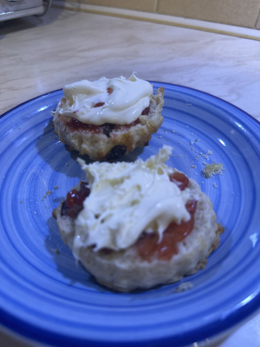 Can’t beat a treat on a dreary January Monday and the Whitmore bakery had the perfect thing - homemade scones! They were a huge hit in my house tonight with a bit of cream and jam - naughty but very very nice! @WHSdog <a href="/Whitmore_Food/">Mrs Smith Hospitality & Catering</a>