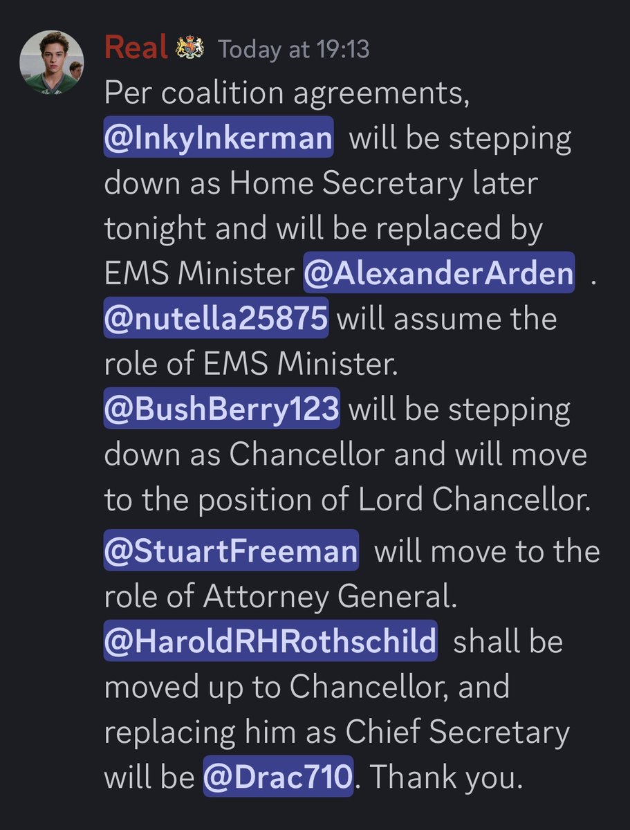 Now that Michael's done rearranging deck chairs on the Titanic, at least his government will *look* like they've done something good as it goes down.