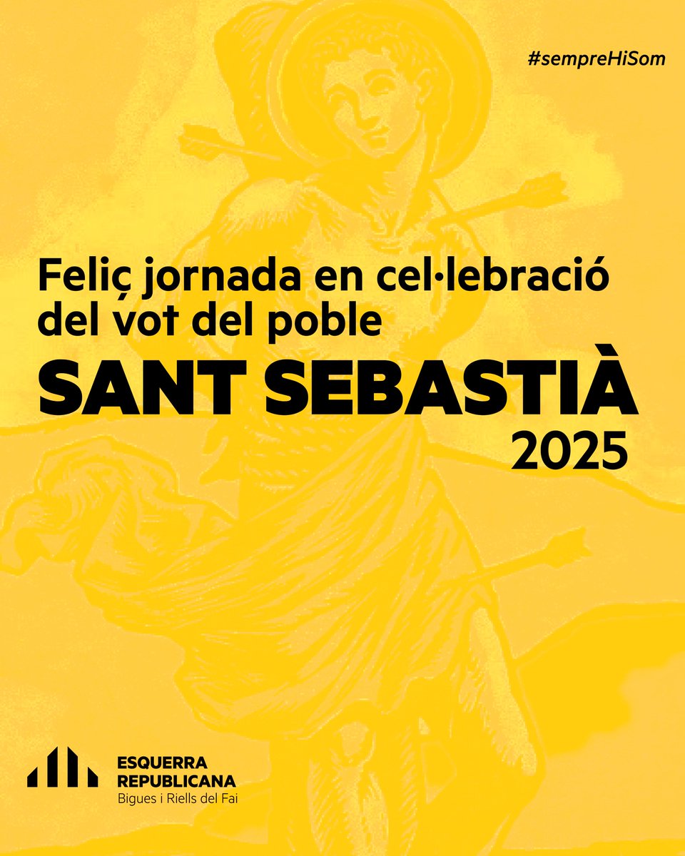 ERC_BiR's tweet photo. El 20 de gener és Sant Sebastià, i a Bigues se celebra el vot del poble. Com cada any, l'hem celebrat amb una jornada plena d'actes tradicionals: la caminada, la Missa, i la sardinada. A més, aquesta vegada, s'hi ha sumat una exposició artística de dues artistes del municipi. https://t.co/q1IXPFfbeB