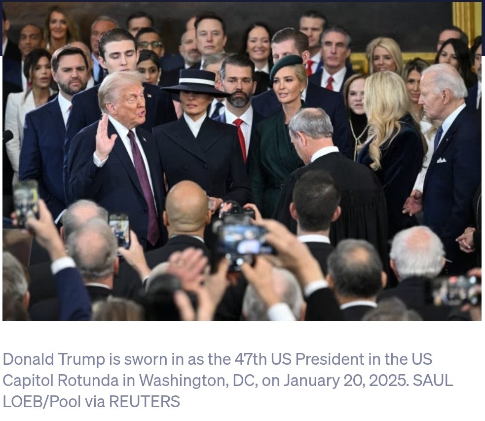 2 Noticias se entienden mejor juntas... 
#BlueMonday
#TrumpInauguration2025
