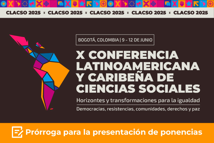 Karina Batthyány on X: "📝 Últimas semanas para presentar sus ponencias para nuestra Conferencia #CLACSO2025 en Bogotá 🇨🇴 📥 Envíos hasta el 18/02 🖇️ Toda la info: https://t.co/SC5uGDtDqG https://t.co/RzReGtdMTT" / X