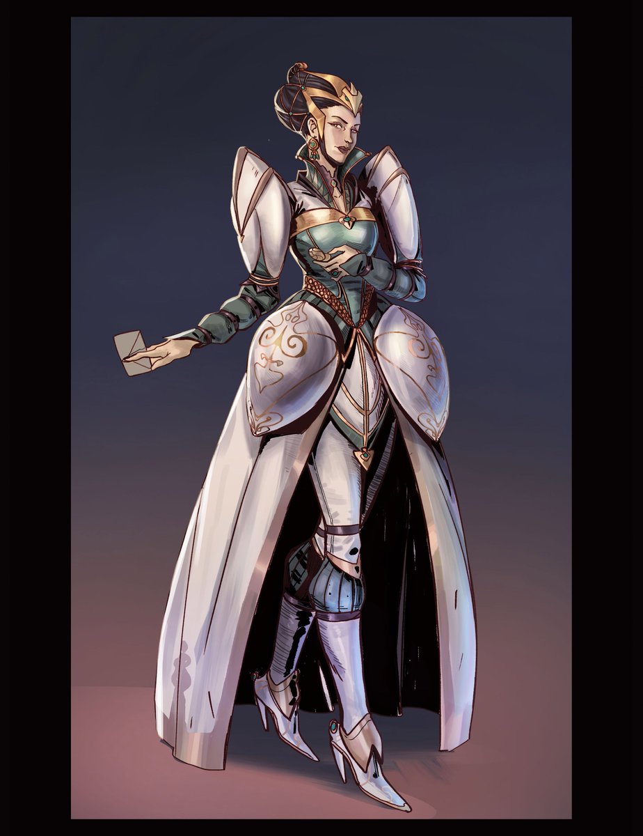 Snt_choch's tweet image. weekly character design challenge: 1580s @sixmorevodka #sixmorevodka #characterdesign #characterartist #illustration #digitalart