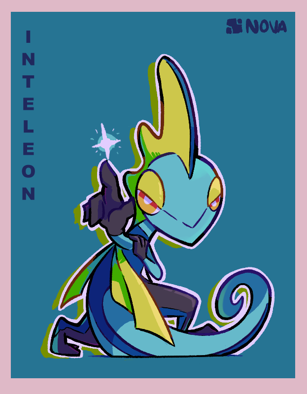 NovaGrowl's tweet photo. #Inteleon #Pokemon https://t.co/4sBbXZ0qRN