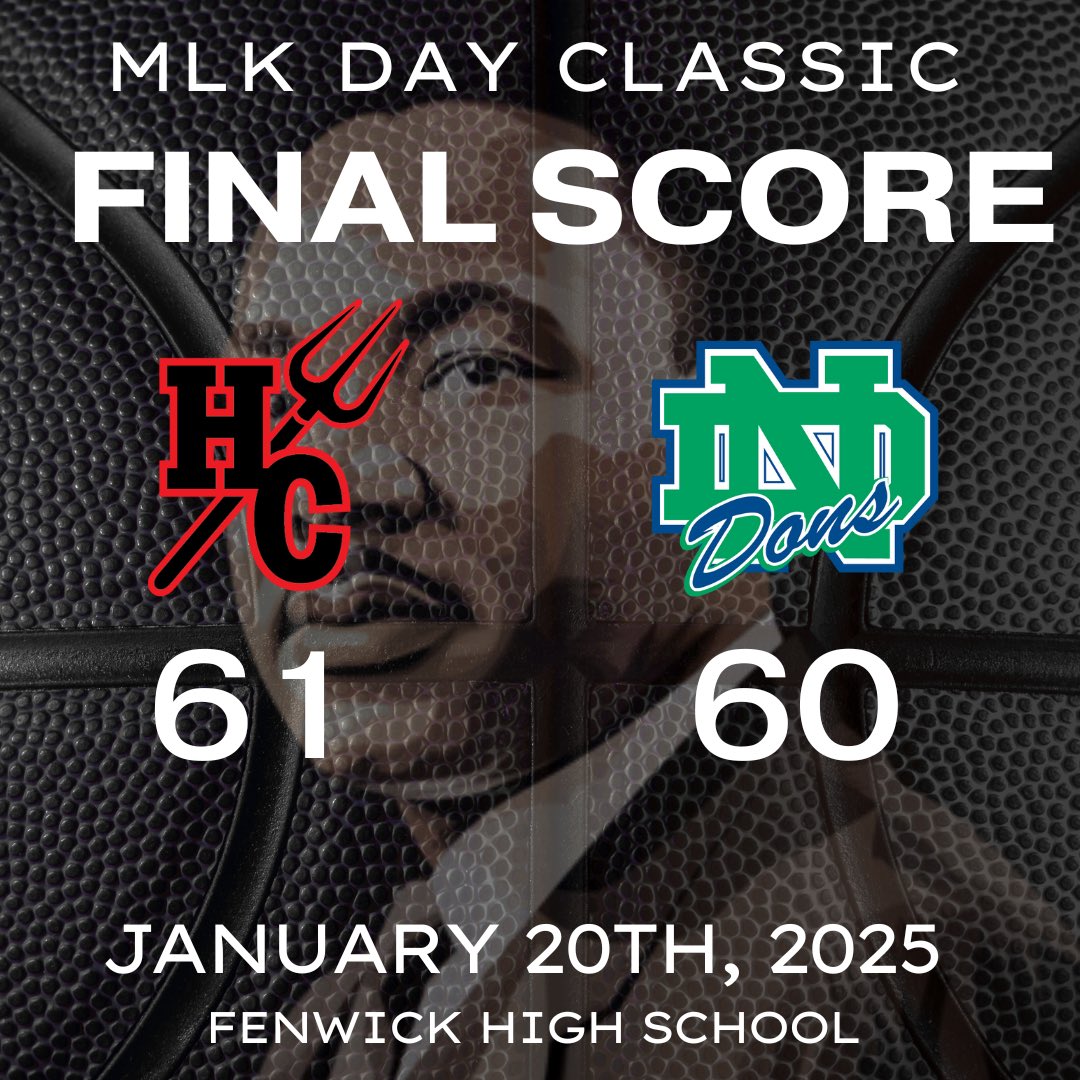 Fenwick Basketball (@fenwickhoops) on Twitter photo <a href="/HCRDBasketball/">Hinsdale Central Boys Basketball</a> defeats <a href="/NDCP_Hoops/">NDCP Basketball</a> in OT 61-60 to conclude our 1st game of the MLK Day Classic <a href="/HCRDBasketball/">Hinsdale Central Boys Basketball</a> defeats <a href="/NDCP_Hoops/">NDCP Basketball</a> in OT 61-60 to conclude our 1st game of the MLK Day Classic
