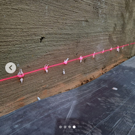 APGoochLtd's tweet photo. Precision damp proof course insertion works using a laser level on this Central London project. Approximately 250 linear metres of damp proof course  insertion to carry out using Wykamol Ultracure damp proofing cream, following by the application of a cementitious tanking slurry. https://t.co/whRPNQGOGr