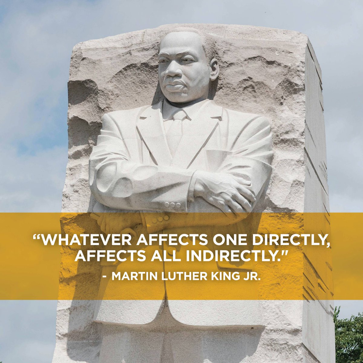 Join us in celebrating the legacy of Martin Luther King Jr. today. When we work together, we can make a greater difference.