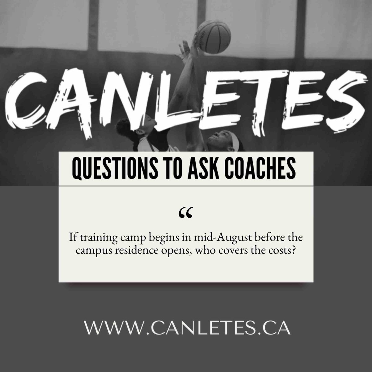 #Questions2AskCoaches #Canletes 🍁📚🏀