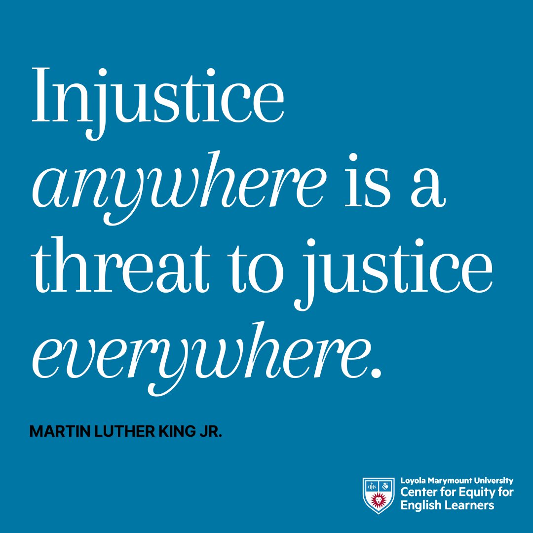 Dr. King’s vision of justice and equity inspires CEEL’s work to transform education for English Learners and Multilingual students. Together, we strive toward the inclusive future he dreamed of.