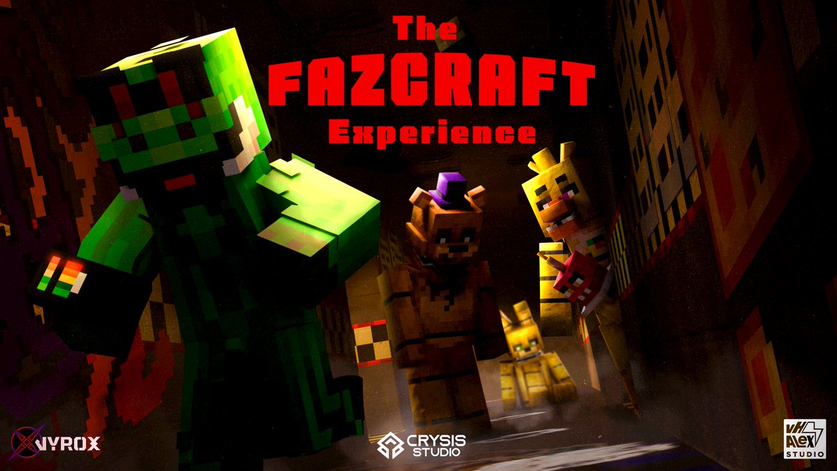🐻 ¡Bienvenidos a The FAZCRAFT Experience! 🔦

Cinco noches llenas de tensión, misterio y desafíos. Cada noche trae nuevos retos que pondrán a prueba tu ingenio y valentía. ¿Serás capaz de adaptarte y sobrevivir hasta el final? 💀
<a href="/CrysisStudio/">Crysis Studio</a> y <a href="/TheVYROXProject/">The VYROX Project</a>  te invitan a