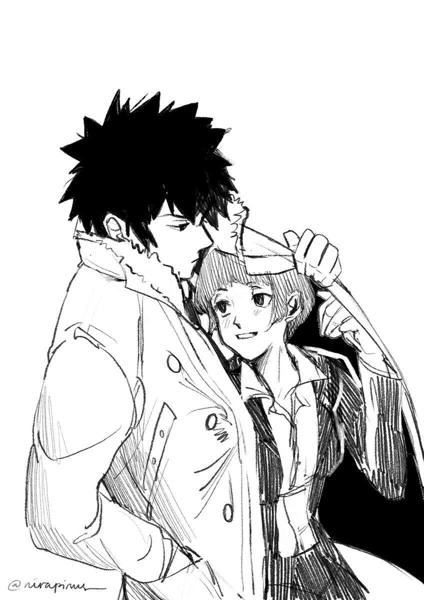 size difference hehe #狡噛慎也 #常守朱