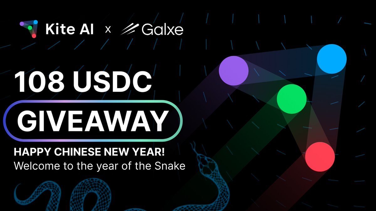 KITE AI (@gokiteai) on Twitter photo 🧧 Chinese New Year is coming up and we want to welcome the year of the Snake with our incredible community!
Join us to win 108 USDC and learn more about what we are building, available on <a href="/GalxeQuest/">Galxe Quest</a>: app.galxe.com/quest/KiteAI/G…
✨ Don't miss out on the opportunity to join the 🧧 Chinese New Year is coming up and we want to welcome the year of the Snake with our incredible community!
Join us to win 108 USDC and learn more about what we are building, available on <a href="/GalxeQuest/">Galxe Quest</a>: app.galxe.com/quest/KiteAI/G…
✨ Don't miss out on the opportunity to join the