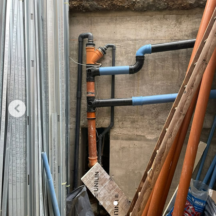 APGoochLtd's tweet photo. Edincare foul  water and Delta Membranes ground water pumping systems cleaned out,  pumps installed, discharge pipework connected, electrical connections  and alarms installed. Final commission undertaken and hand over to the  client. https://t.co/HY9rpPKdys