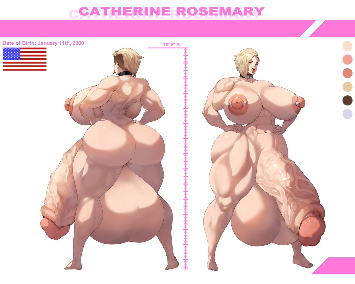 And, here she finally is! ✨

Introducing: “Catherine Rosemary”!

A no nonsense flirt whom embodies every aspect of what it means to be a needy hung nympho amazonian!

She also goes by either “Cat” or “Rose” for short!

Brought to life by the very talented Ohxs!