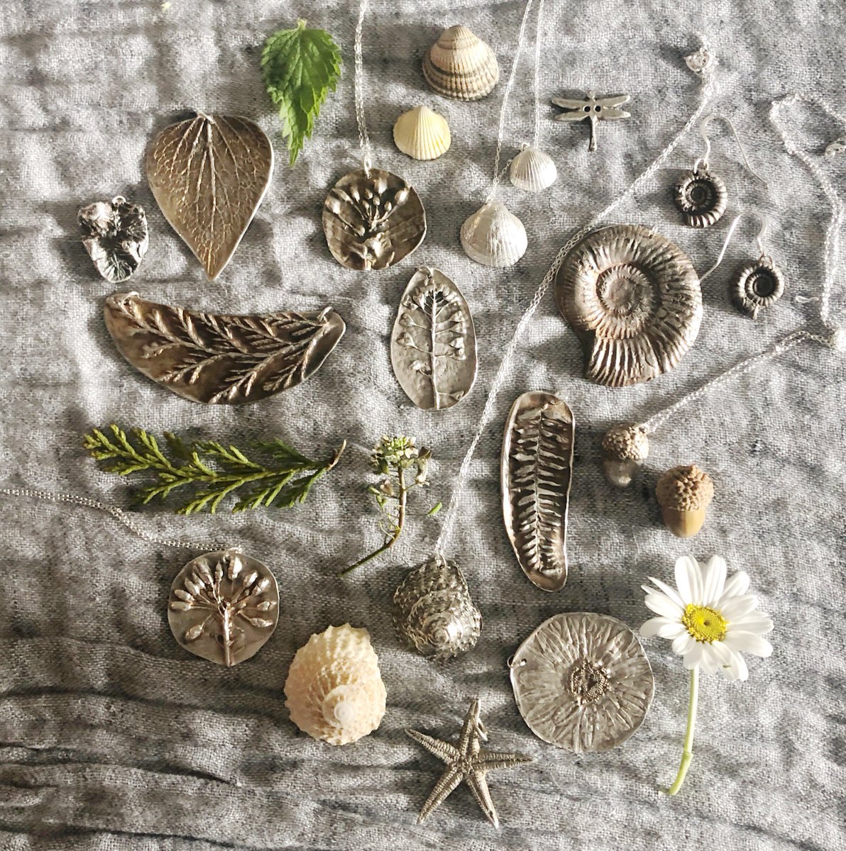 2 new creative w'shops are now live on my site-

🌿my sell-out botanical illustration &amp; mental health w'shop (15 Mar)-you'll learn to draw plants &amp; how creative activity improves mental health,

🌸my full course on casting flowers, shells etc in silver:

workshops.emmamitchell.uk