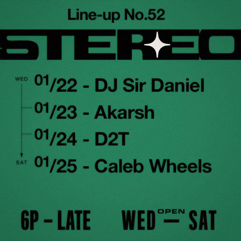 DJSirDaniel's tweet image. Rockin&apos; in stere-airy-ohh!
Step out on humpday for drinks at the very sexy Stereo ATL. Ii
#djlife #VinylDJs #AtlantaDJs