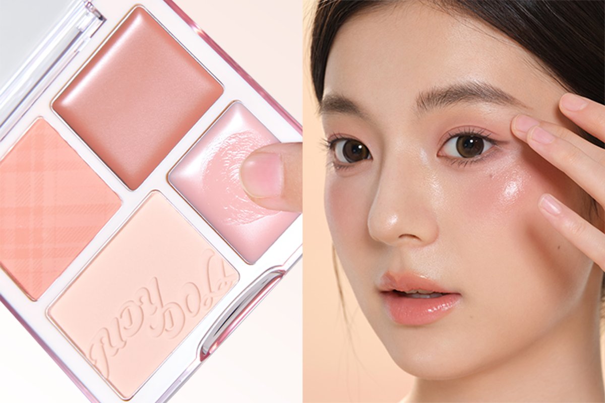 JUDYDOLLの人気パレット「わがままチークハイライター」に水光タイプの