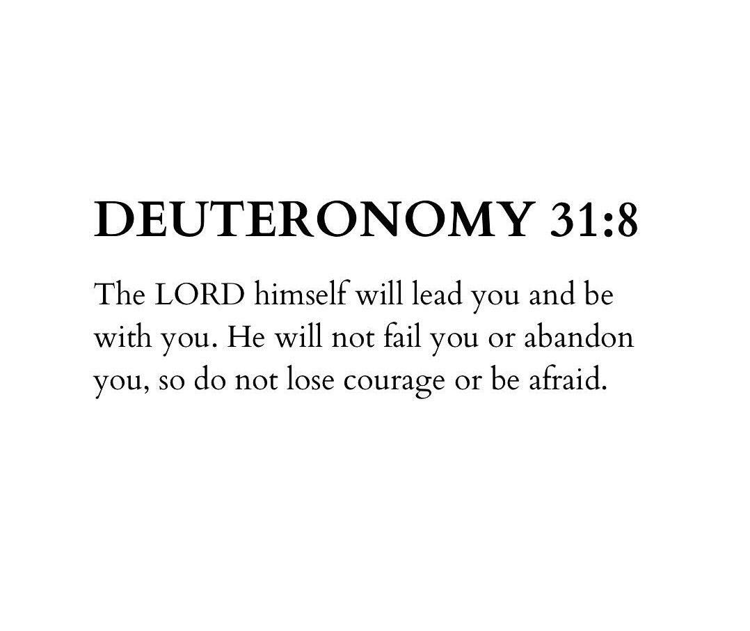 Holy__Bible1's tweet image. Deuteronomy 31:8