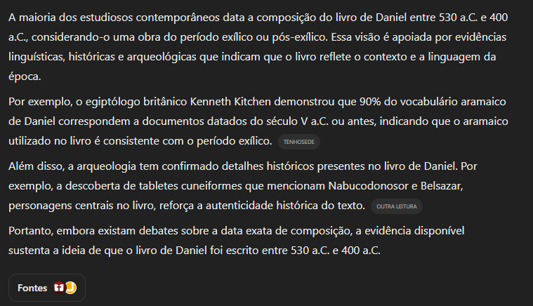 AyslanBatista's tweet photo. @TiagoRusso19 @Luisengeek Claro, podemos usar o chatgpt.

Mas, para acabar logo com isso, vamos usar Daniel 9:26-27 que fala da morte do ungido que aconteceu 33 d.C.  E da destruição do templo que foi acontecer só em 70 d.C

Profecia datada 167 a.C que acertou eventos em 33 d.C. e 70 d.C.

E tem mais... https://t.co/Xvqpg5tkVE