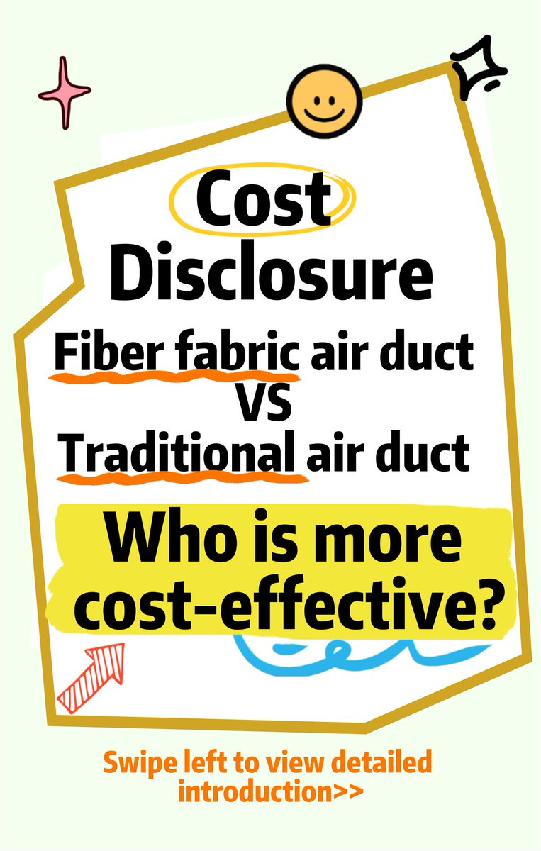 AedisDuct's tweet image. #hvac #textileduct #ventilation