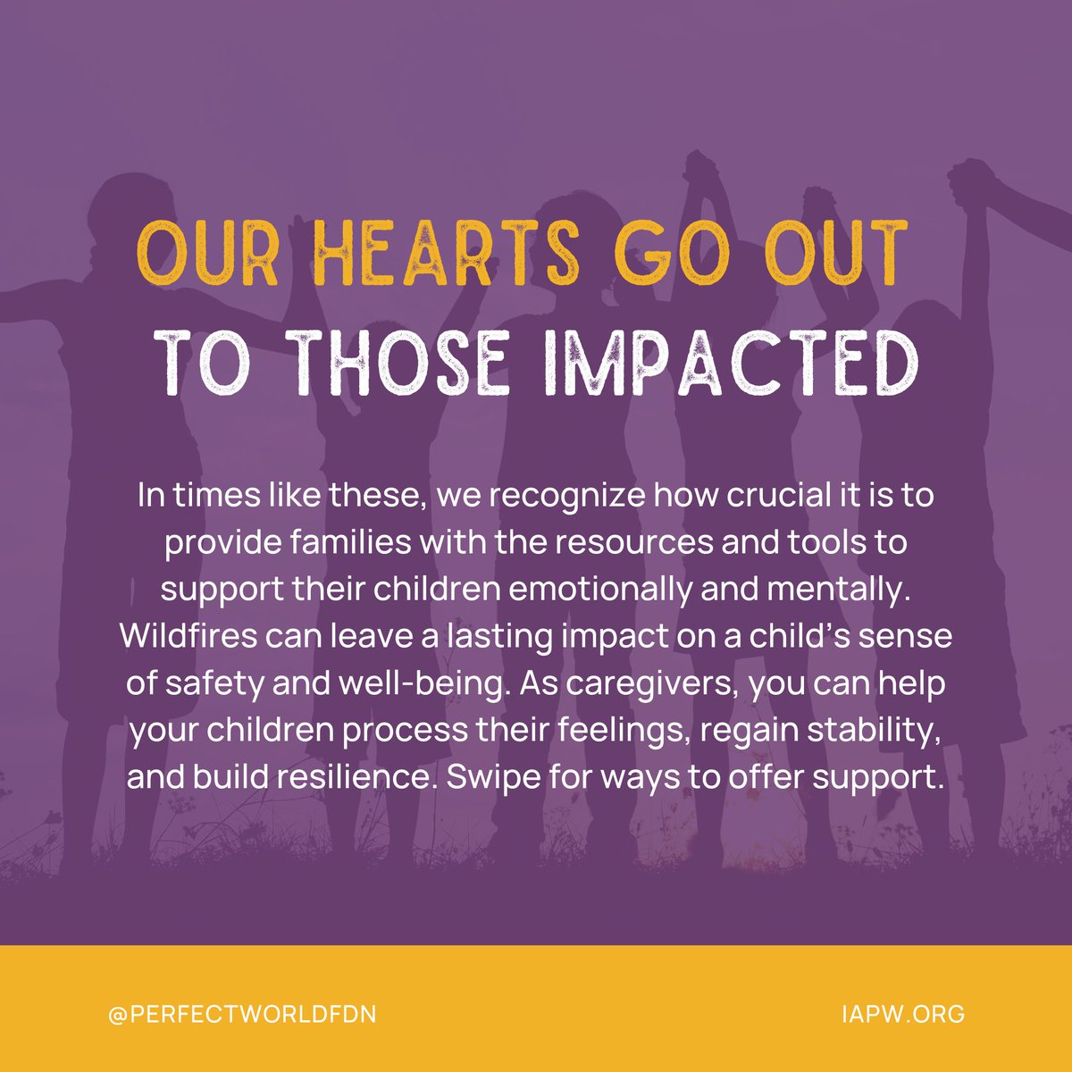 PerfectWorldFdn's tweet image. In times of recovery, having the right resources can make all the difference. From mental health support to community assistance programs, there are tools to help families navigate the path forward.

📖 Read more on our blog: iapw.org/news/supportin…