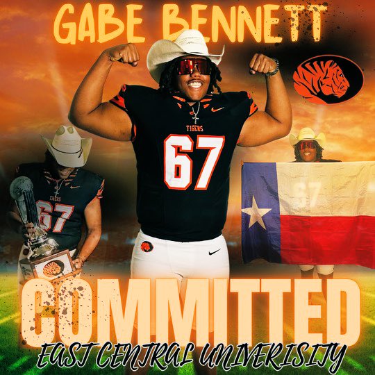 Im beyond blessed to be giving the opportunity to continue my academic and athletic journey! With that being said, I’m proud to announce that I have committed to <a href="/ECUTigersFB/">ECU Tigers Football</a>!!! Thank you to the great coaches and mentors that have helped me along the way!! #AGTG #WIN #TheHardWay
