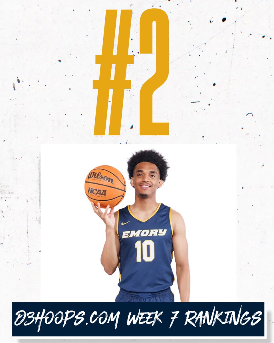 𝐀𝐧𝐨𝐭𝐡𝐞𝐫 𝐰𝐞𝐞𝐤 𝐚𝐭 𝐍𝐨. 2️⃣

The Eagles remain in the second position for the third straight week after sweeping NYU and Brandeis on the road! Emory is back at home this weekend vs. Chicago &amp; #11 WashU!

#FlyHigher #d3hoops