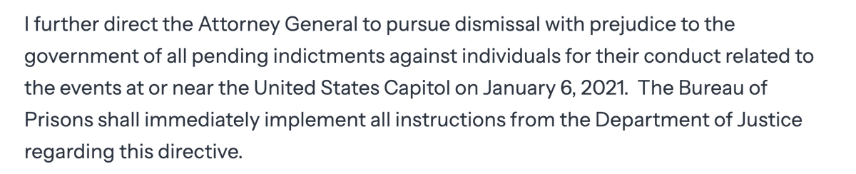 TomDreisbach's tweet image. The text of Trump's pardons and commutations for Jan. 6 is out.

He is pardoning ALL defendants - including those convicted of violently assaulting police officers - outside of 14 defendants, who are receiving commutations and being released from prison.