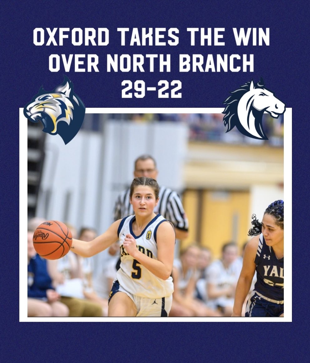 Oxford High School Women's Basketball (@ohswbball) on Twitter photo On the road the Wildcats took the win!!
Led by <a href="/AllisonHuff2025/">Allison Hufstedler</a> with 16 points, <a href="/Sophiaraab5/">Sophia raab</a> with 10 points, and <a href="/EmmaBeggs4/">Emma Beggs</a> with 3!! Next game on Thursday vs West Bloomfield! On the road the Wildcats took the win!!
Led by <a href="/AllisonHuff2025/">Allison Hufstedler</a> with 16 points, <a href="/Sophiaraab5/">Sophia raab</a> with 10 points, and <a href="/EmmaBeggs4/">Emma Beggs</a> with 3!! Next game on Thursday vs West Bloomfield!