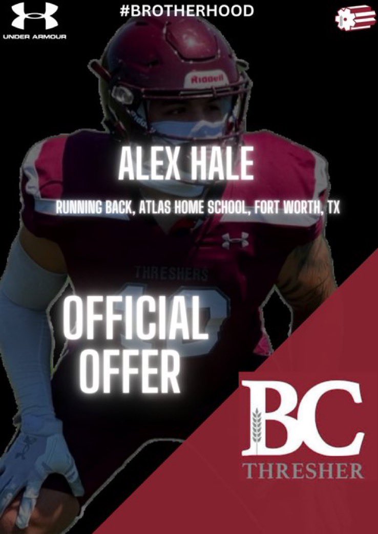 Blessed to receive offer from Bethel  College! <a href="/Threshers_FB/">Bethel College FB</a> <a href="/TheTerryCook/">Coach Terry Cook</a>