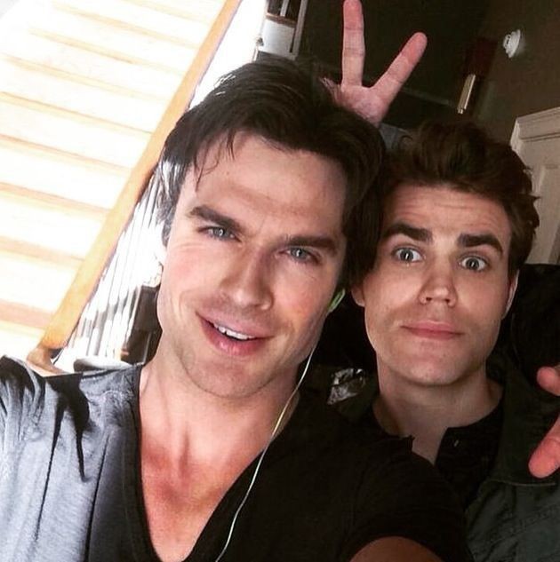 wolfdiaries24's tweet photo. #TheVampireDiaries #iansomerhalder #paulwesley https://t.co/xmDnBjyiEp