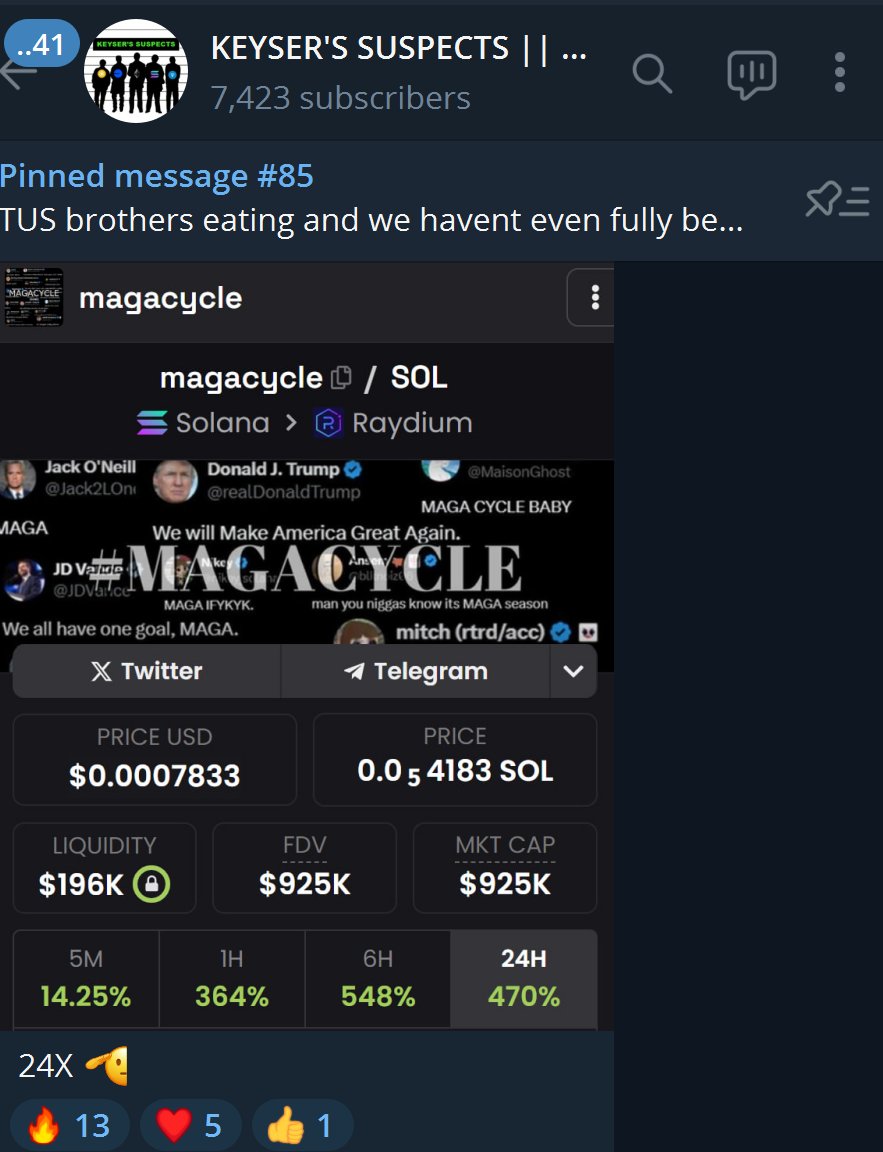KysrCrypto's tweet photo. 24X on #MAGACYCLE
13X on $JASON
etc etc

We still haven't hit a loss for the year yet.

Join the gang 👉 https://t.co/9Q2obXrWMI https://t.co/gV3RG3dwEU