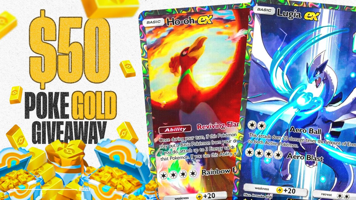 ⭐POKE GOLD GIVEAWAY⭐
Set A2 is dropping on Jan 29th and I want to sponsor someone to open 50 packs!

How to enter:
✅like this post
✅retweet
✅comment what card you're hoping to get!
✅follow so I can dm you!

Winner chosen January 31st, 2025! #PokemonPocket