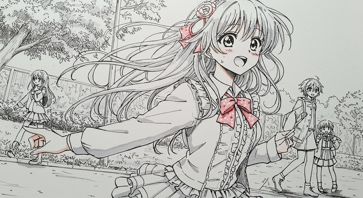 AI絵だけど「昭和後期～平成初期の頃のカラー絵」、それっぽくていいな