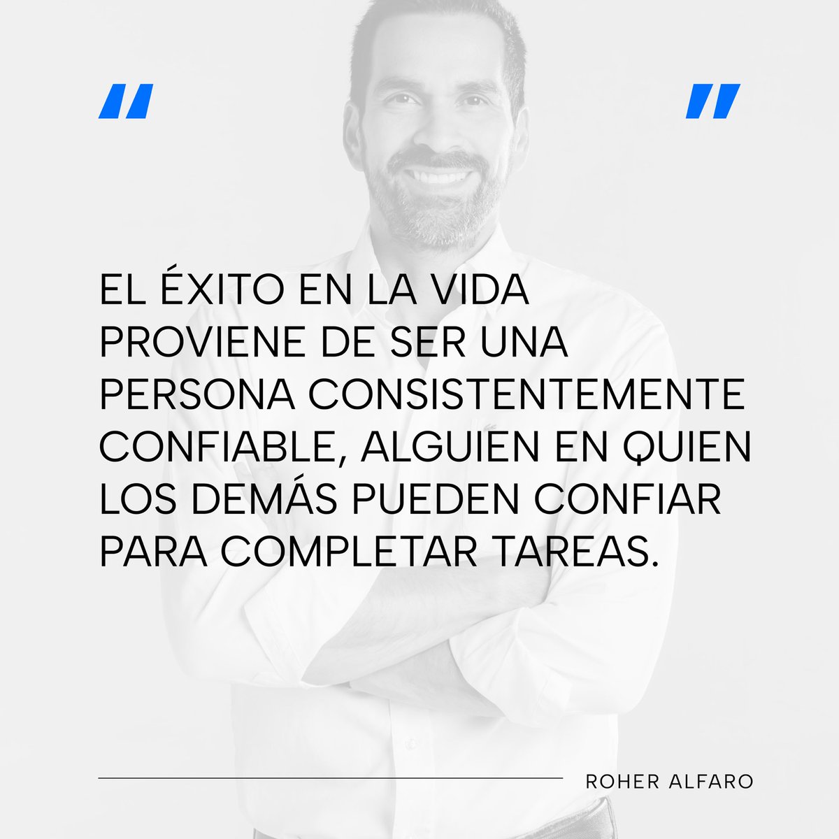 Nuestra 🔑 #KeyQuotes de hoy, nos revela una clave importante para todo profesional:
 
“El éxito en la vida proviene de ser una persona consistentemente confiable, alguien en quien los demás pueden confiar para completar tareas” 📃💎
 
#thedogeneration 🌐