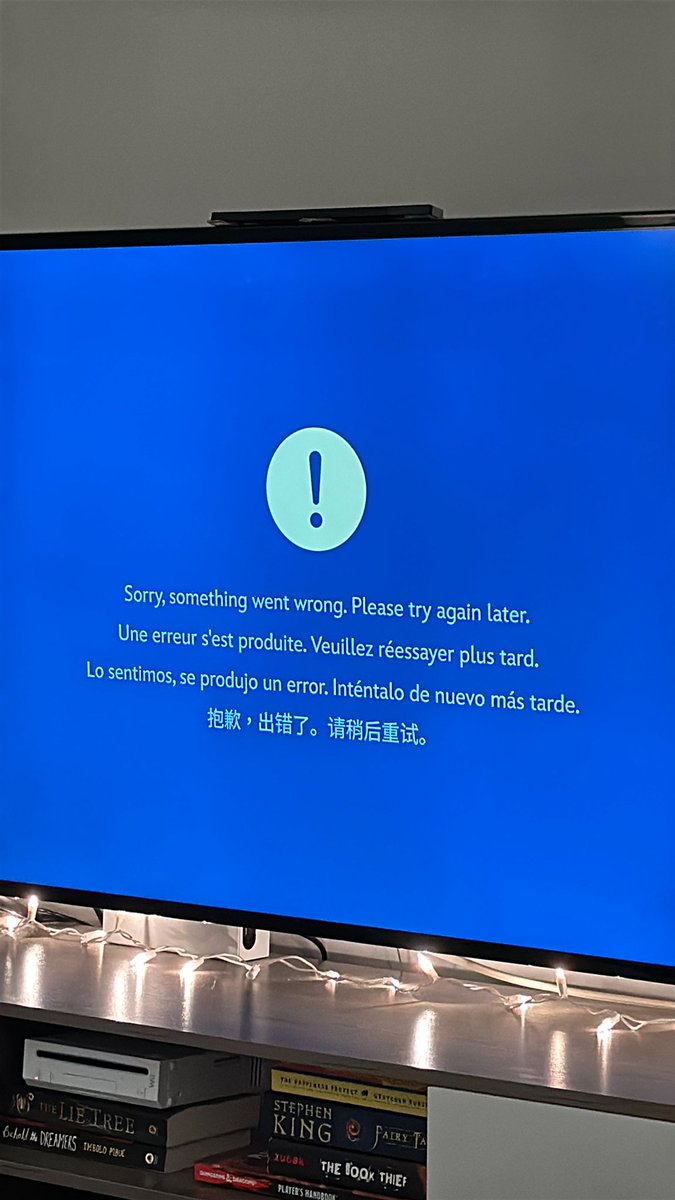 Panabetic's tweet photo. @hulu_support Getting this error. What’s going on? https://t.co/PZHxc0KLss