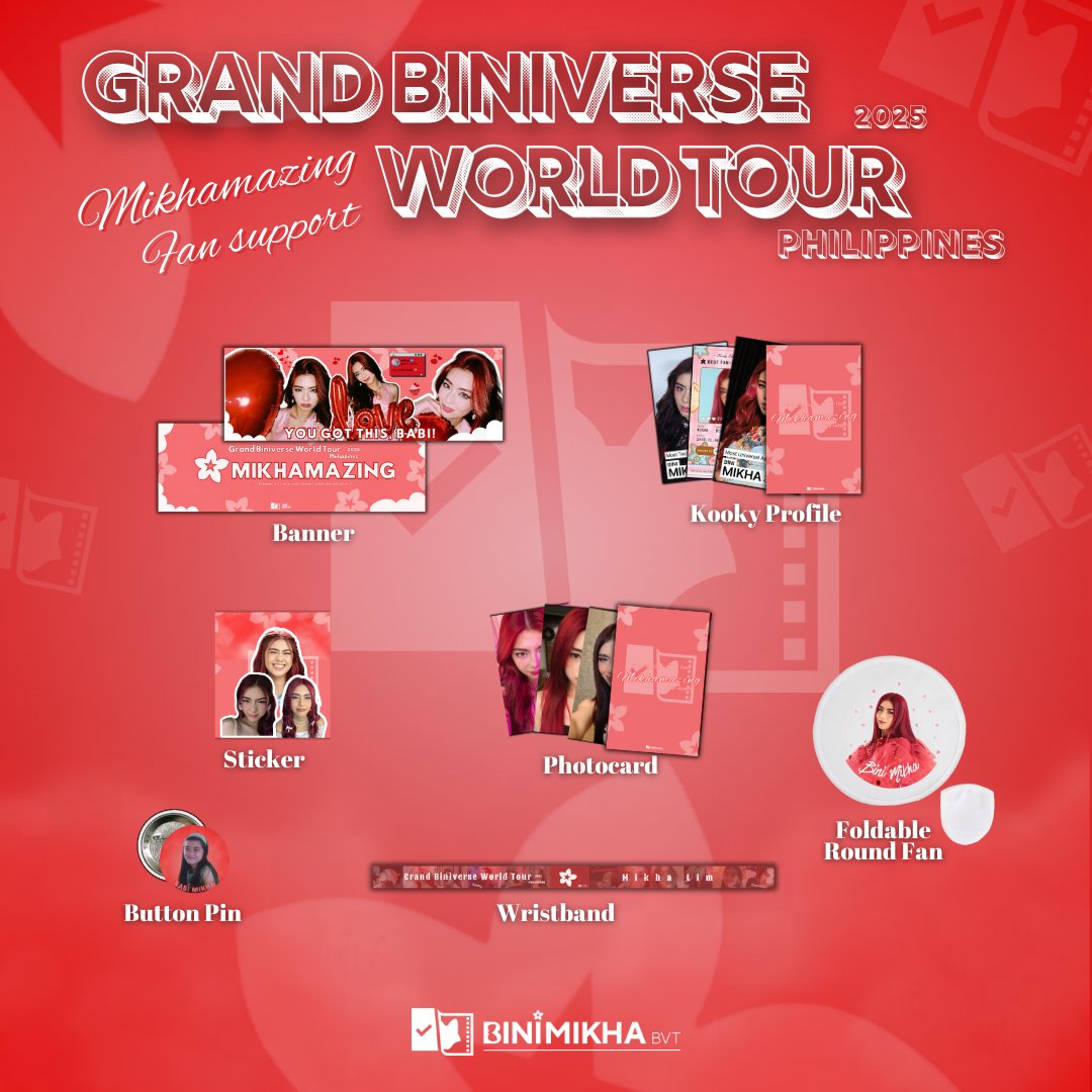 BiniMikhaBVT_'s tweet image. Hello, Mikhalites and Blooms! The Grand BINIverse World Tour 2025 is happening this February 15, and we’re thrilled to announce that we’ll be showing our love for Mikha with some special MIKHA-mazing Fan Support! We know many of you have been waiting for this moment, and we’re…