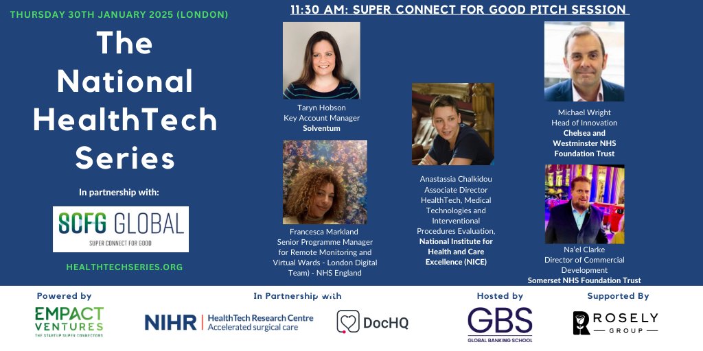 Empact Ventures (@empactventures) on Twitter photo Join us at 11:30 am on Thursday 30th January 2025 for our '<a href="/superconnectuk/">Super Connect for Good</a> -powered Pitch Session' at the National #HealthTech Series event in #London
Learn More bit.ly/nhtsldn25wp
#NationalHealthTechSeries Join us at 11:30 am on Thursday 30th January 2025 for our '<a href="/superconnectuk/">Super Connect for Good</a> -powered Pitch Session' at the National #HealthTech Series event in #London
Learn More bit.ly/nhtsldn25wp
#NationalHealthTechSeries