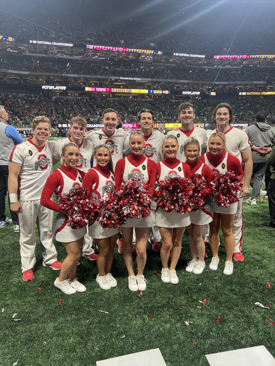 OhioStAthletics's tweet photo. .@OSU_SpiritSquad is in the building ‼️ Get up &amp; get LOUD🔥📣 https://t.co/meFsAMSDlZ