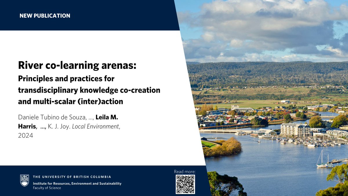 “To reverse environmental degradation within decision-making, grassroot river initiatives have emerged to promote social-ecological justice by fostering collaboration between communities, citizen initiatives, and environmental organizations.”
Learn more: tandfonline.com/doi/full/10.10…