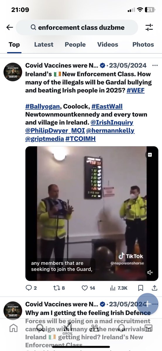 duzBme's tweet photo. @real_eire It’s all been planned - just wait and see. Thousands of the New Arrivals will become Ireland’s New WEF Enforcement Class. Unfortunately the Irish happy to wait and see and already it’s too late. https://t.co/G9mnESWwqE