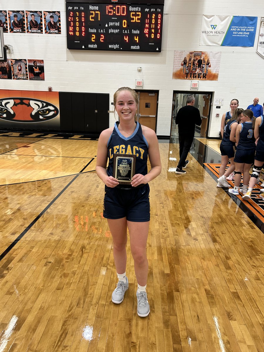 Lady Tiger Classic - Varsity Game 4  
Legacy Christian  52
New Bremen  27
MVP: Ali Soloman
<a href="/midwestathletic/">MAC</a> <a href="/MetroBuckeye/">Metro Buckeye Conf</a>