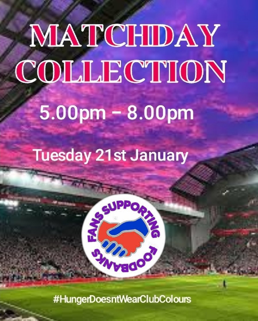 FANS SUPPORTING FOODBANKS #RightToFood tweet media